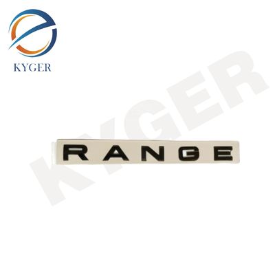 LR026394 Logotipo de cubierta negra, logotipo de puerta de cola Rango de la placa de identificación LR026395 LR026396 LR026397 LR030775 LR038706 Para Land Rover