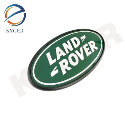 LR023287 Emblema oval verde para Land Rover LR2 Emblema de la puerta trasera de la cola Emblema verde plateado Oval LR023287