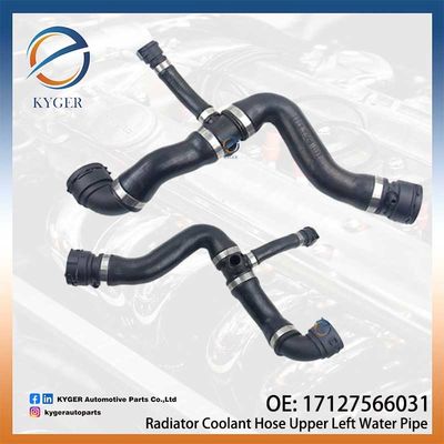 La tubería de refrigeración del radiador en la parte superior izquierda del tubo de agua 17127566031 1712 7566 031 para BMW E90 E91 E92 E93 E82 E90