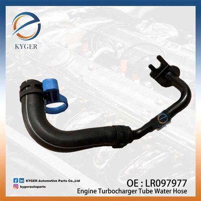 El motor está equipado con un tubo de agua para el turbocompresor LR097977 LR092090 JDE38647 JDE39699 para Land Rover Range Rover 2013