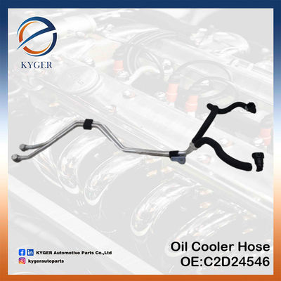 C2D24546 Repuestos para automóviles Refrigerador de aceite con transmisión Refrigerador de aceite Conjunto de manguera para Jaguar XJ X351