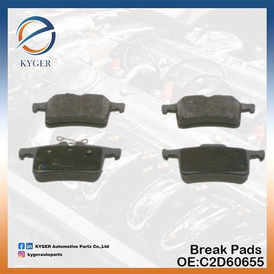 C2D60655 C2D3792 Accesorios para automóviles almohadillas de freno 4 piezas por juego para Jaguar XF XK XJ S-TYPE